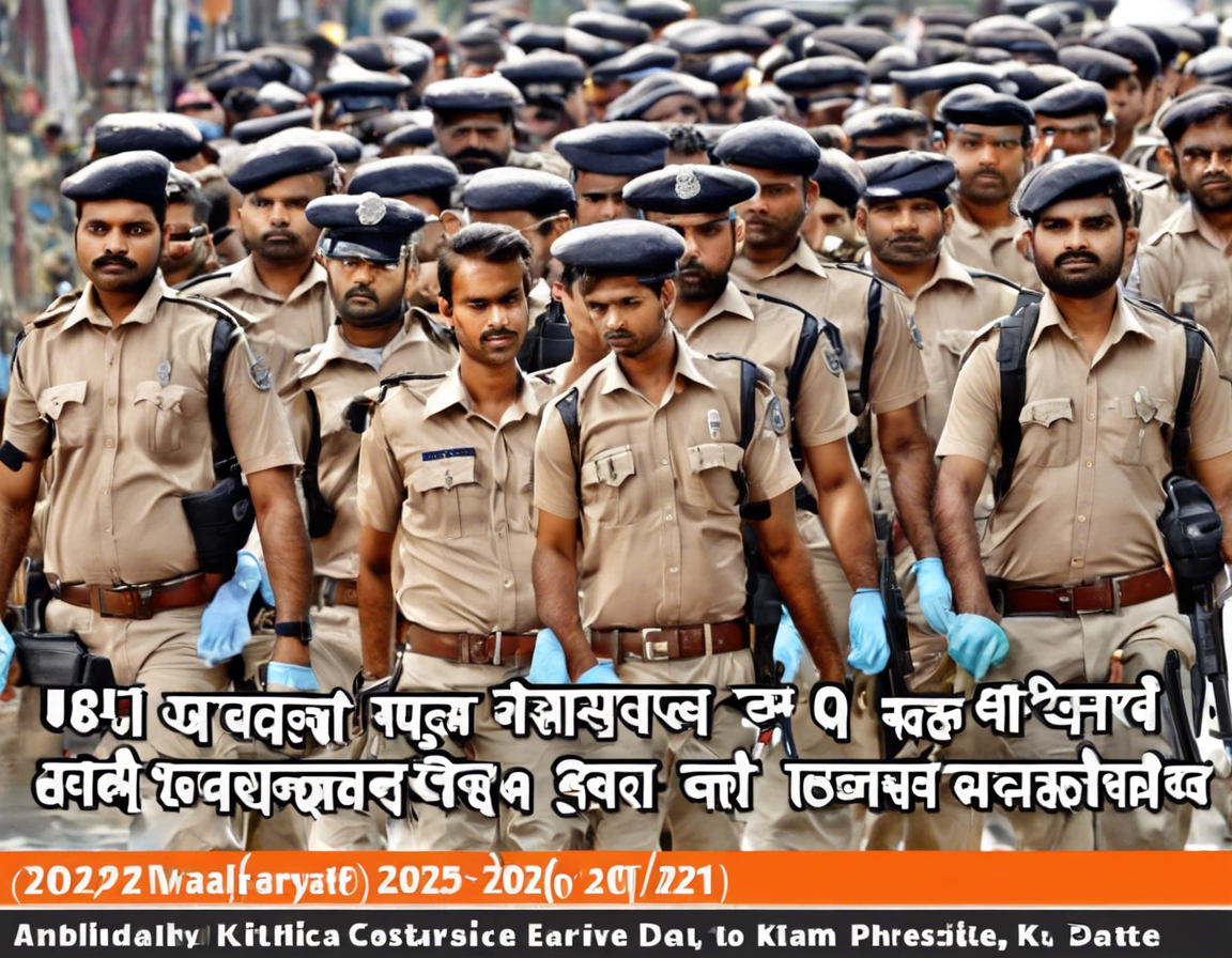 Up Police Constable Exam Date 2024 Announced!